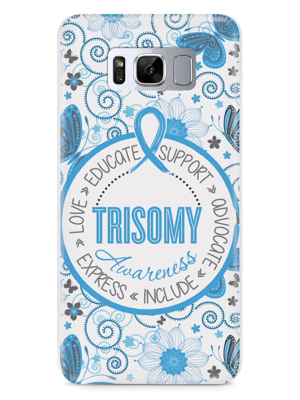 Trisomy Awareness - Butterfly Pattern Case