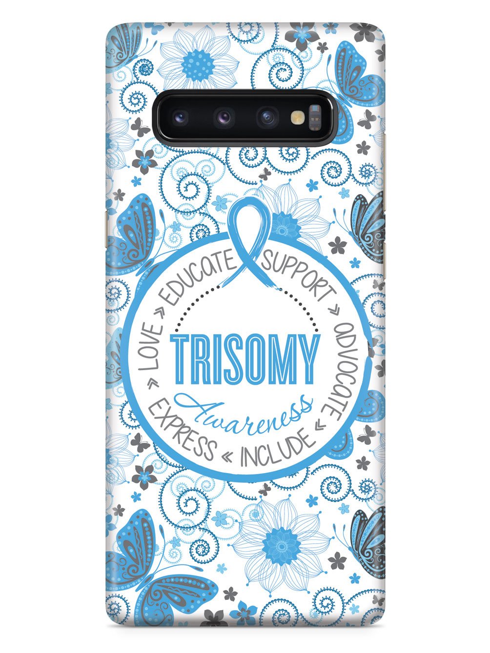 Trisomy Awareness - Butterfly Pattern Case