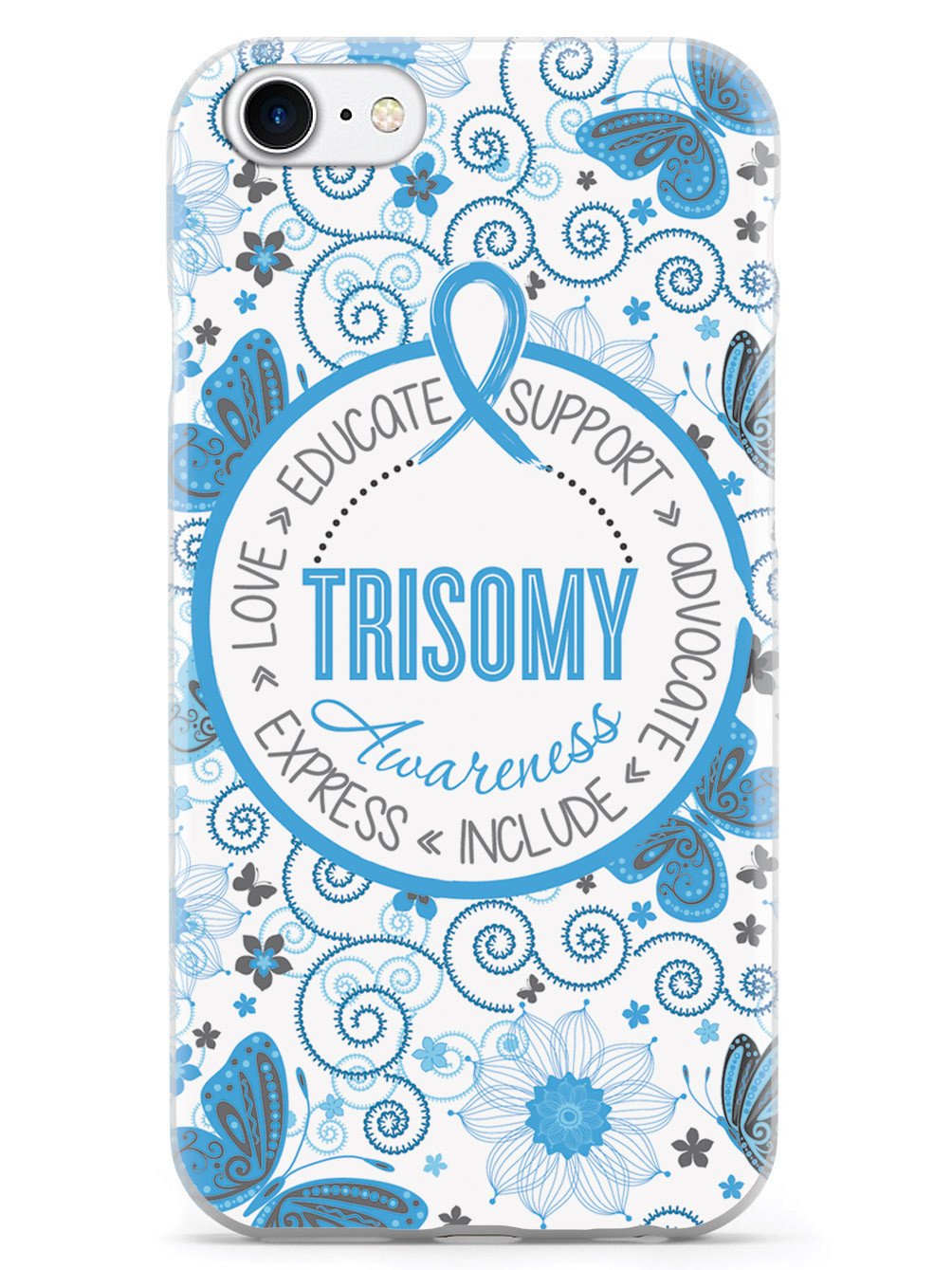 Trisomy Awareness - Butterfly Pattern Case