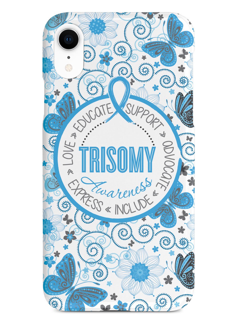 Trisomy Awareness - Butterfly Pattern Case