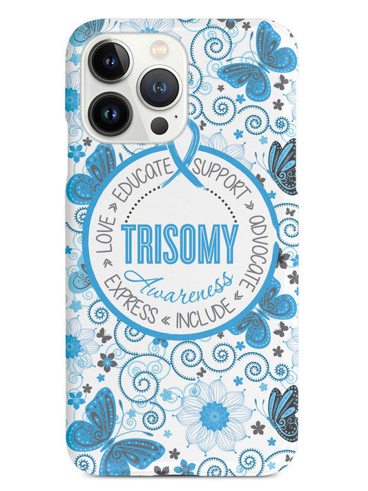 Trisomy Awareness - Butterfly Pattern Case