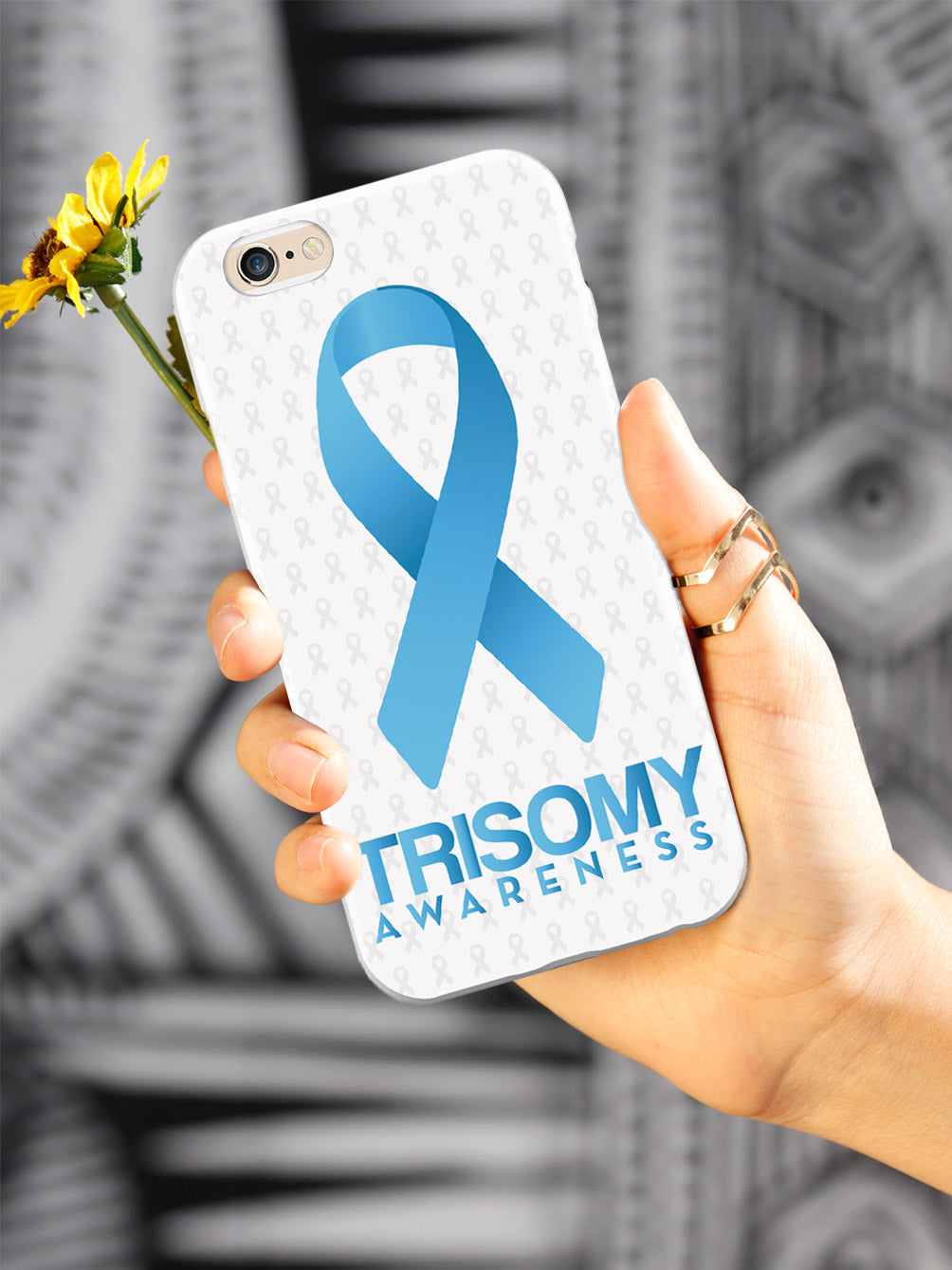 Trisomy Awareness - Awareness Ribbon - White Case