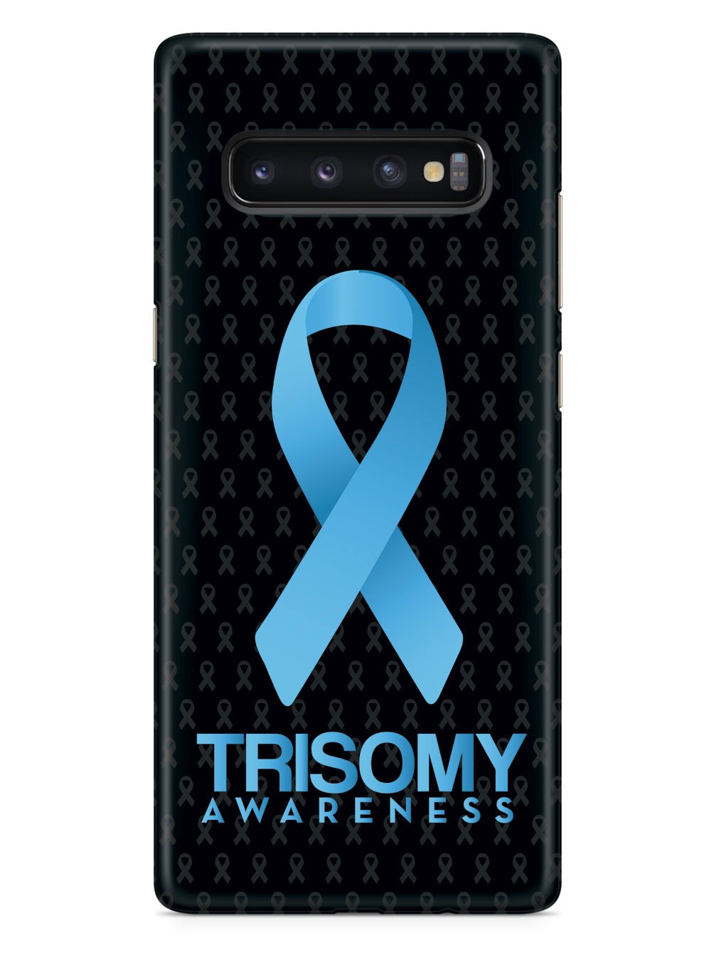 Trisomy Awareness - Awareness Ribbon - Black Case