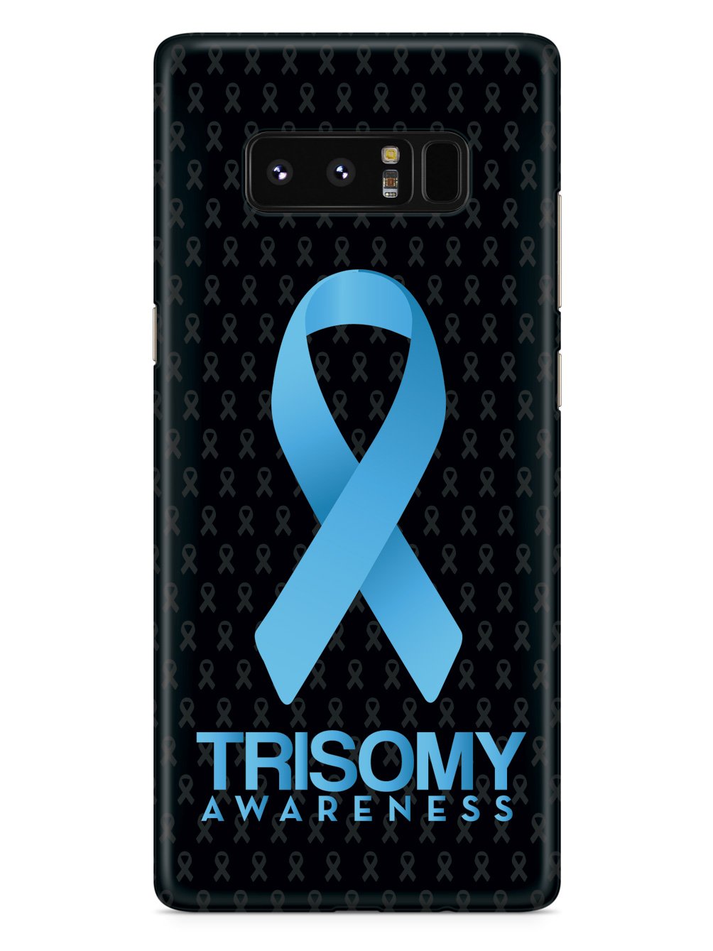 Trisomy Awareness - Awareness Ribbon - Black Case