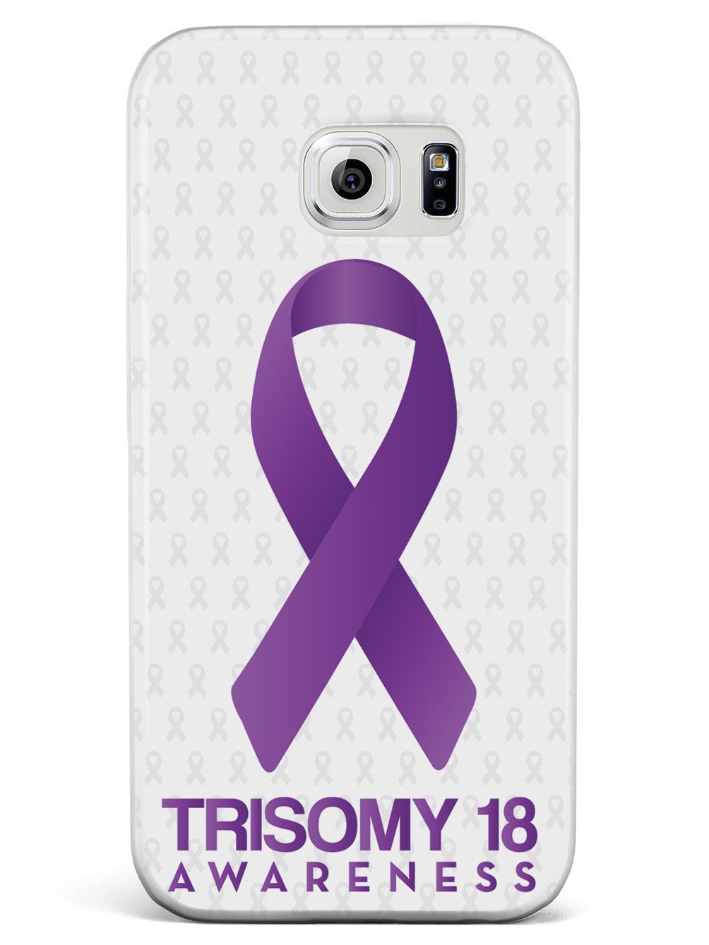 Trisomy 18 - Awareness Ribbon - White Case