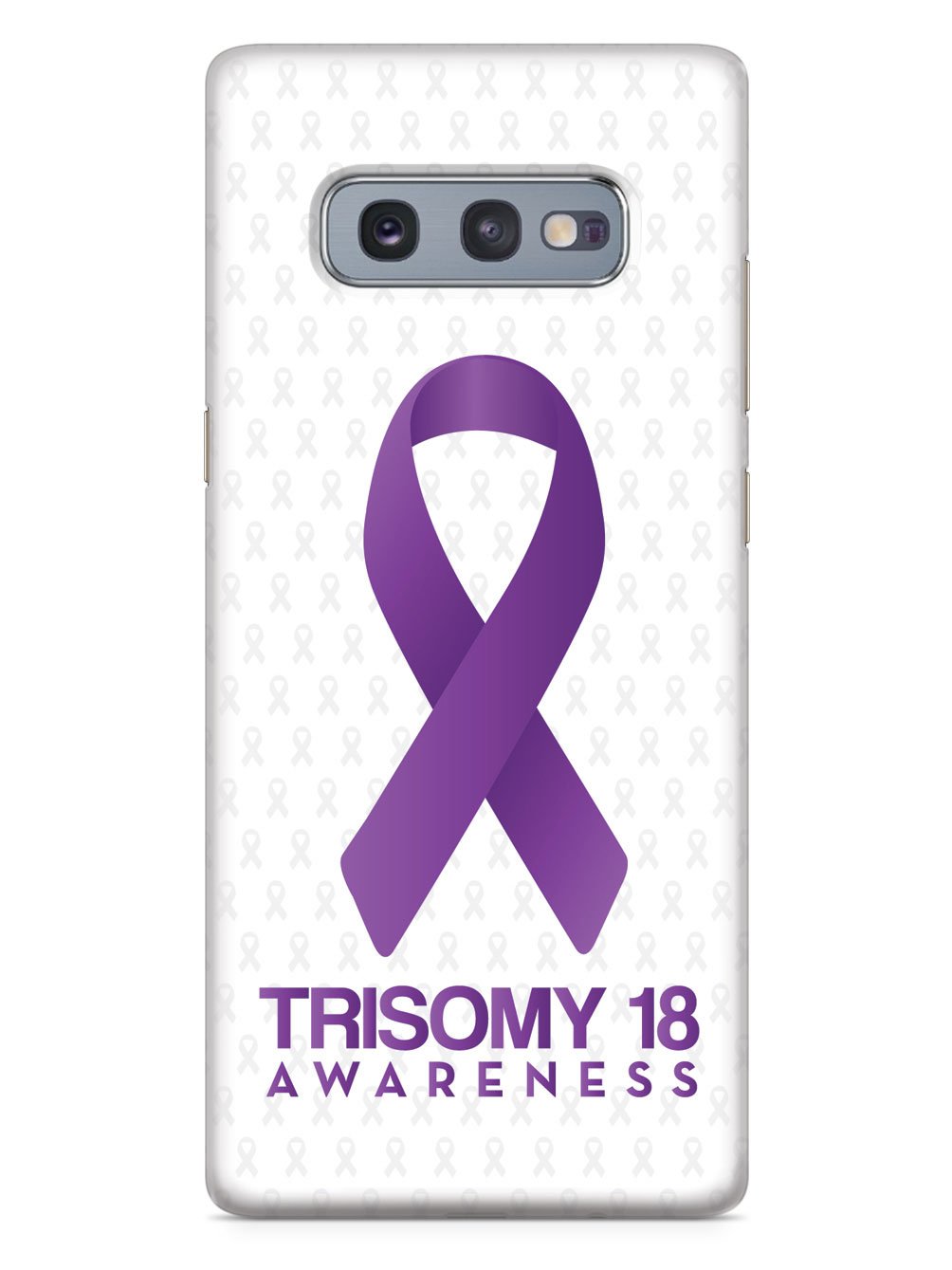 Trisomy 18 - Awareness Ribbon - White Case