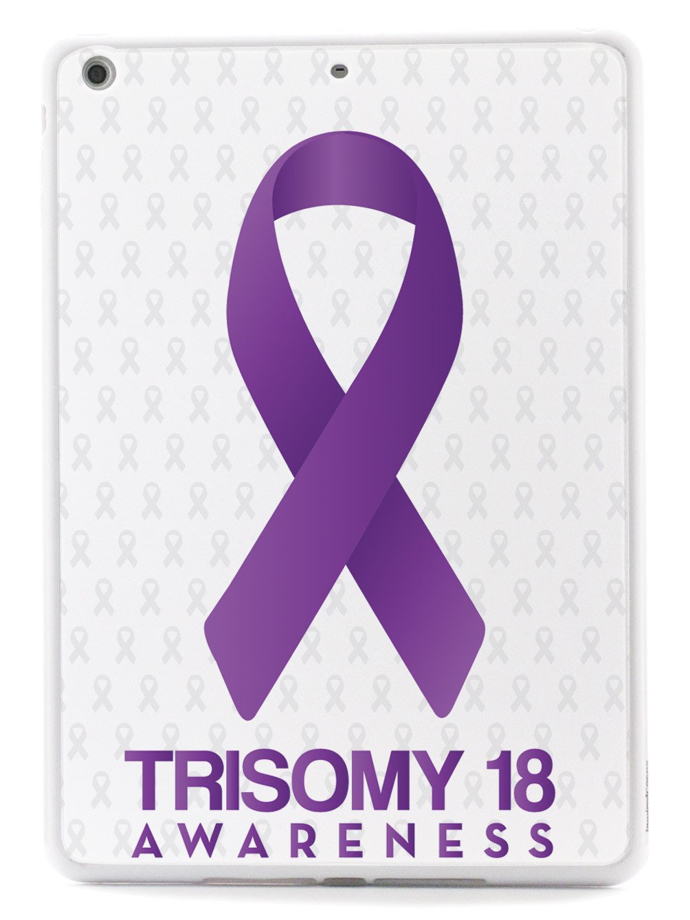 Trisomy 18 - Awareness Ribbon - White Case