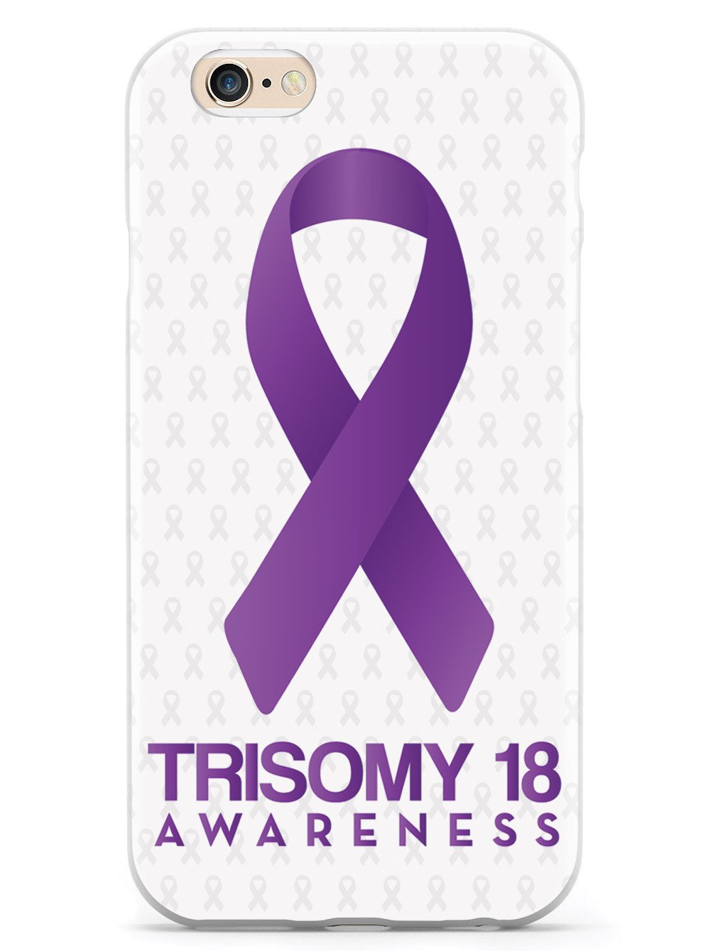 Trisomy 18 - Awareness Ribbon - White Case