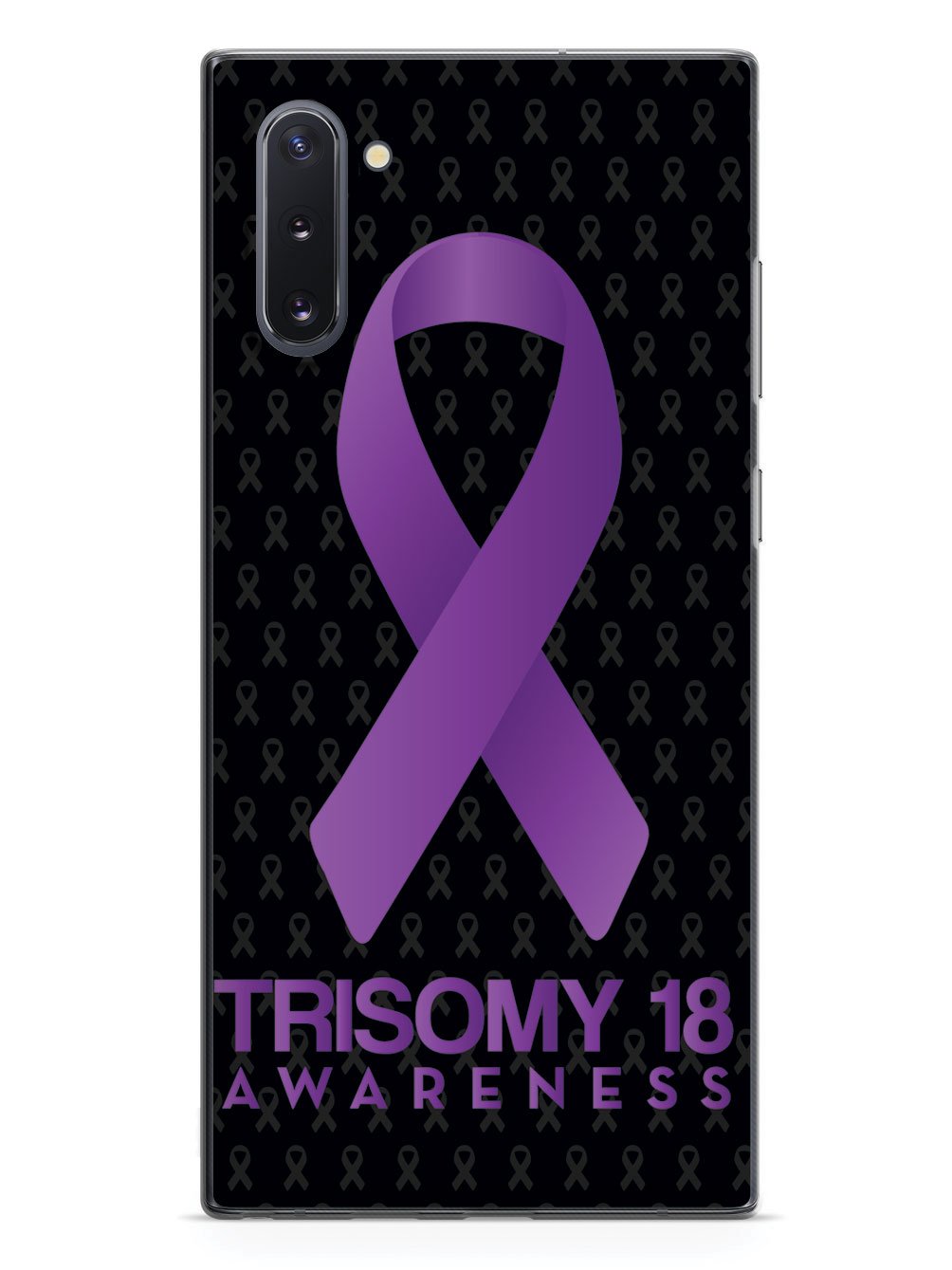 Trisomy 18 - Awareness Ribbon - Black Case