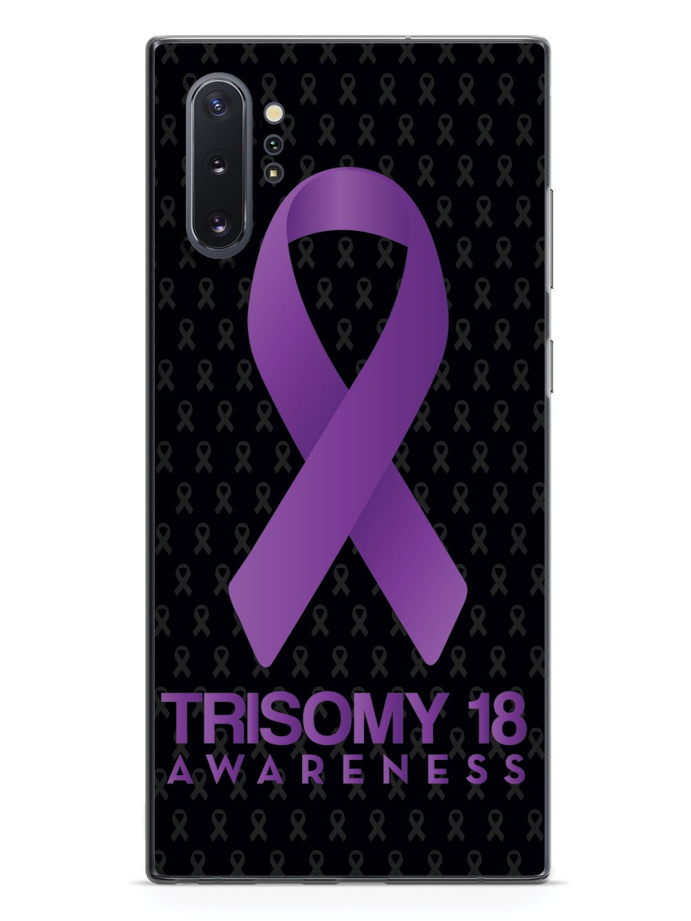 Trisomy 18 - Awareness Ribbon - Black Case