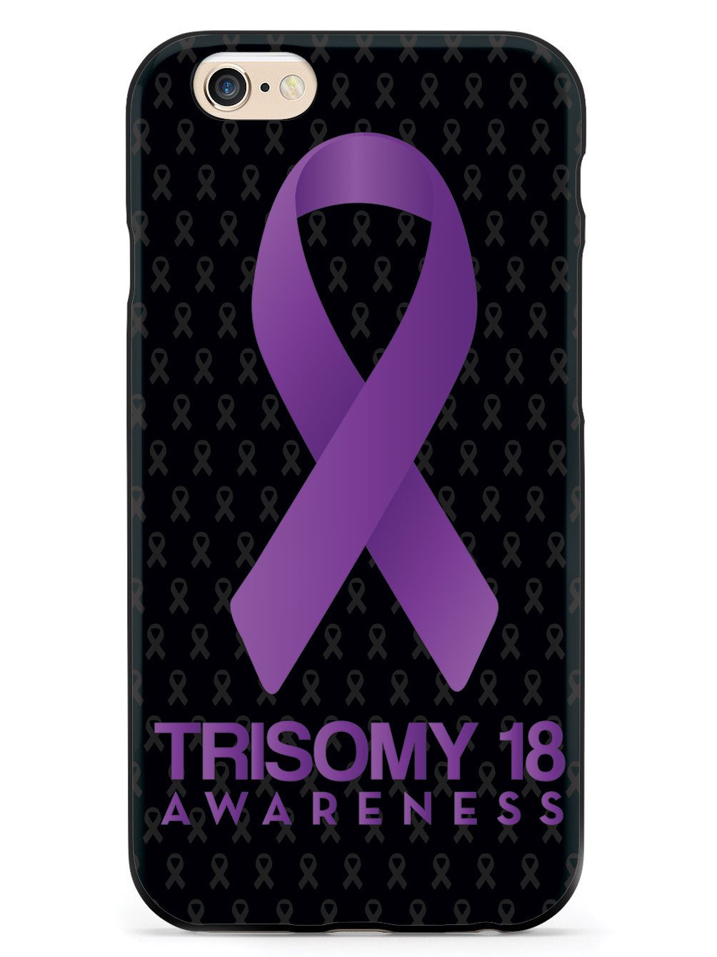 Trisomy 18 - Awareness Ribbon - Black Case