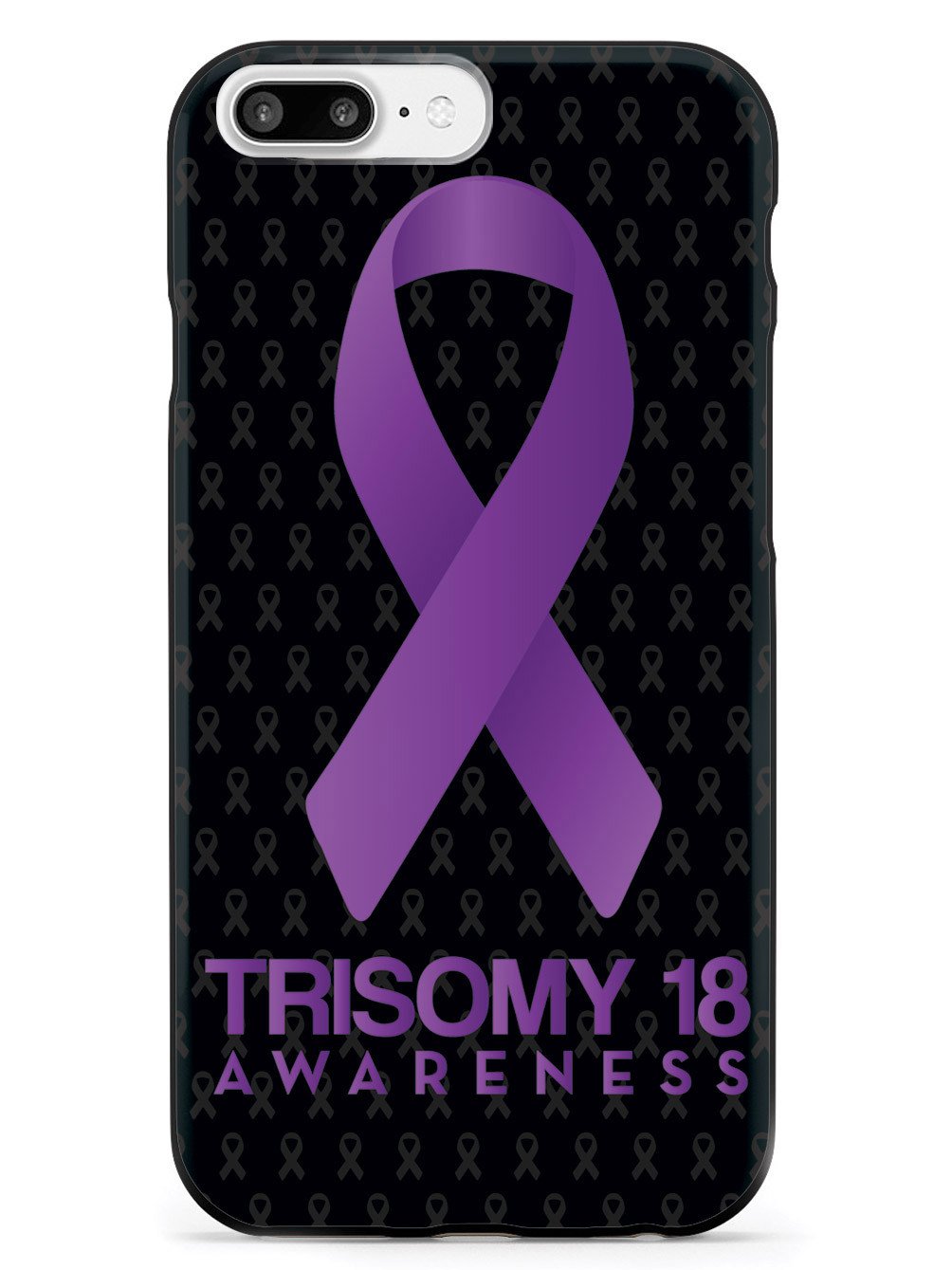 Trisomy 18 - Awareness Ribbon - Black Case