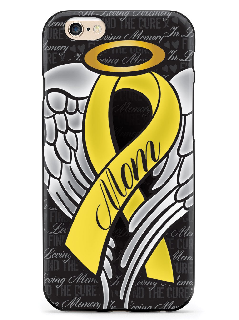 In Loving Memory of My Mom - Yellow Ribbon Case