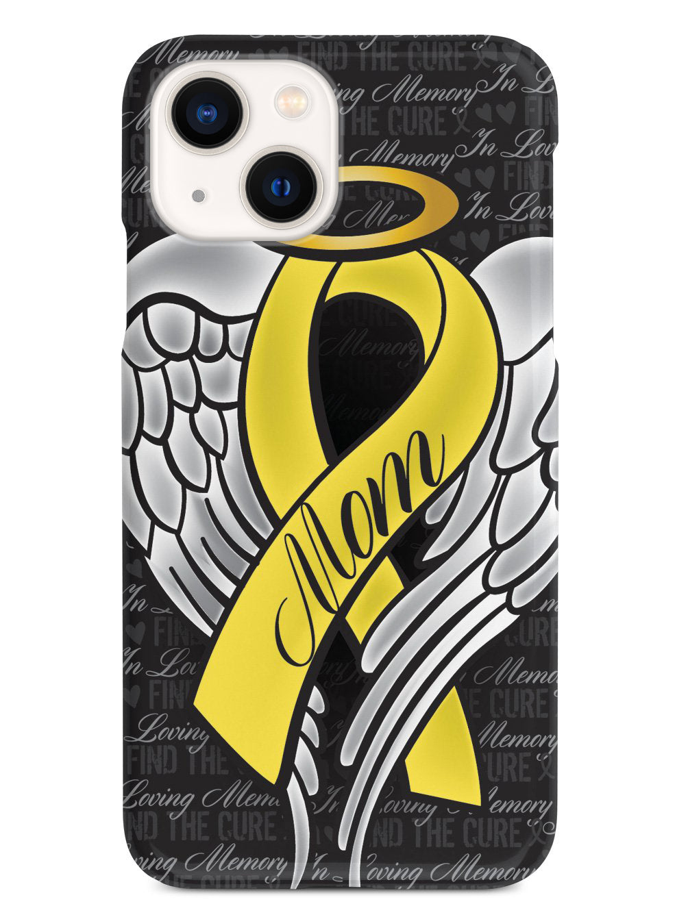 In Loving Memory of My Mom - Yellow Ribbon Case