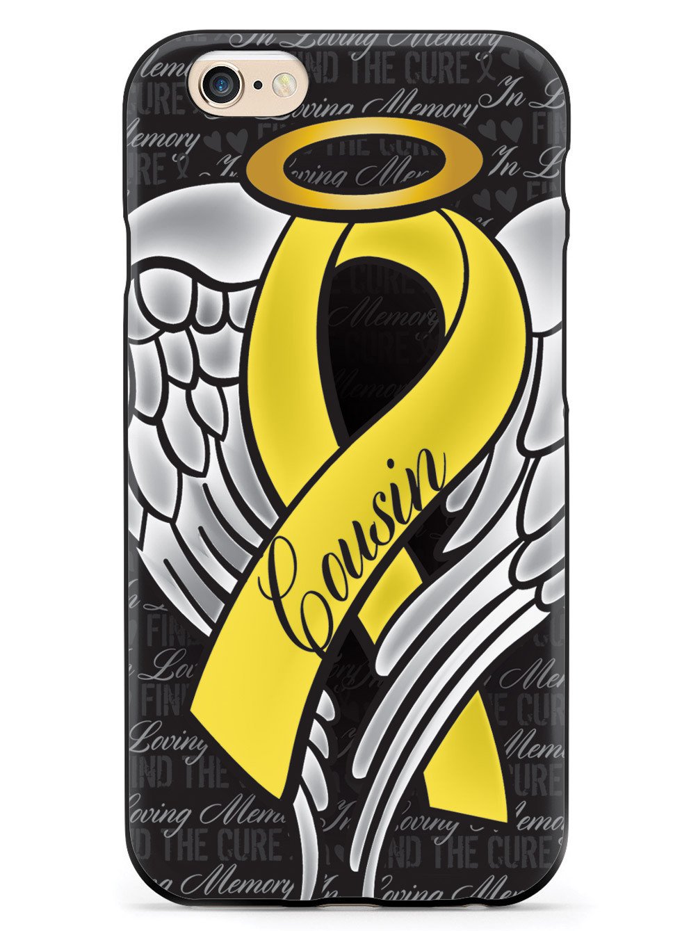 In Loving Memory of My Cousin - Yellow Ribbon Case
