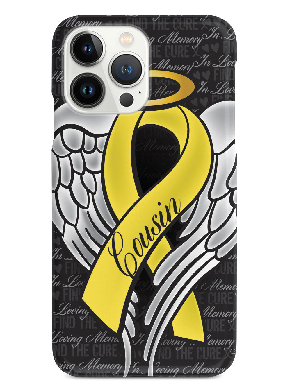 In Loving Memory of My Cousin - Yellow Ribbon Case