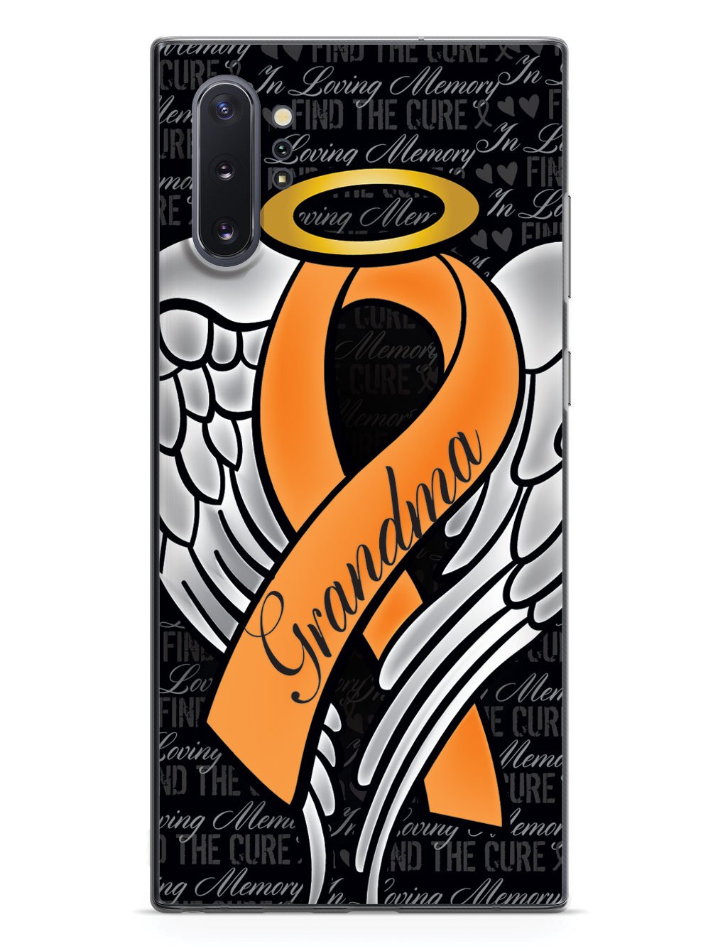 In Loving Memory of My Grandma - Orange Ribbon Case