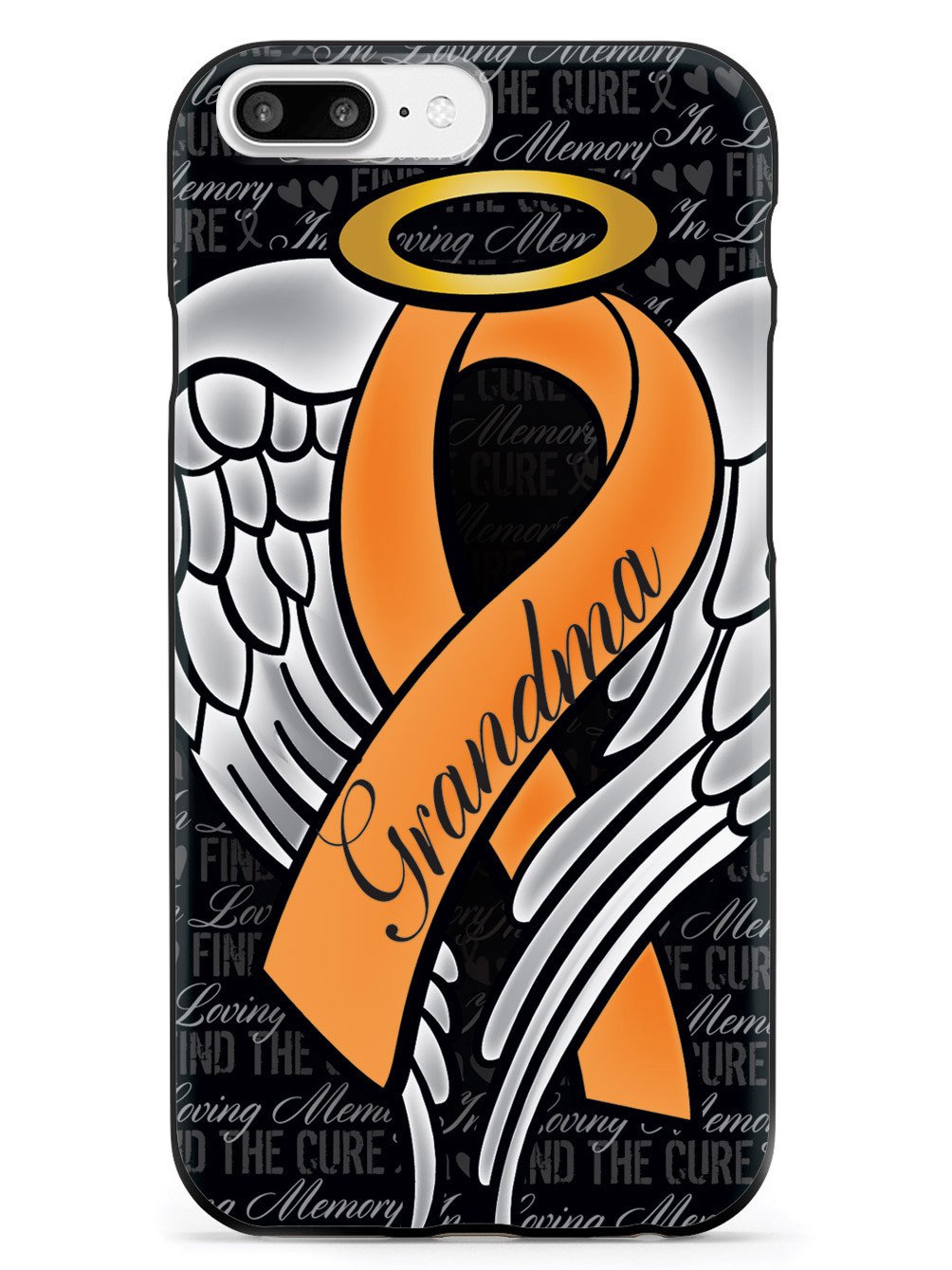 In Loving Memory of My Grandma - Orange Ribbon Case