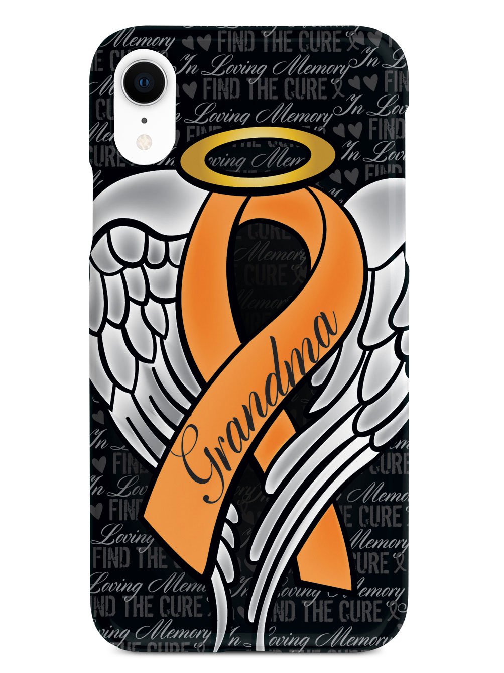 In Loving Memory of My Grandma - Orange Ribbon Case
