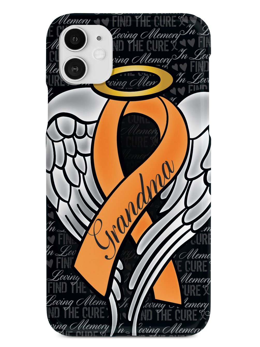 In Loving Memory of My Grandma - Orange Ribbon Case