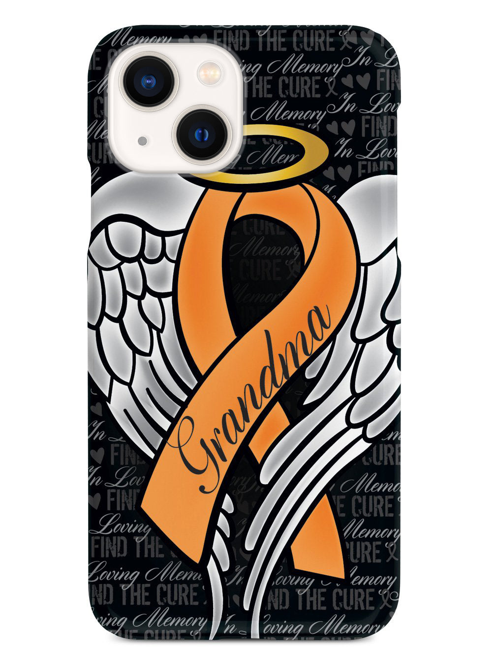 In Loving Memory of My Grandma - Orange Ribbon Case
