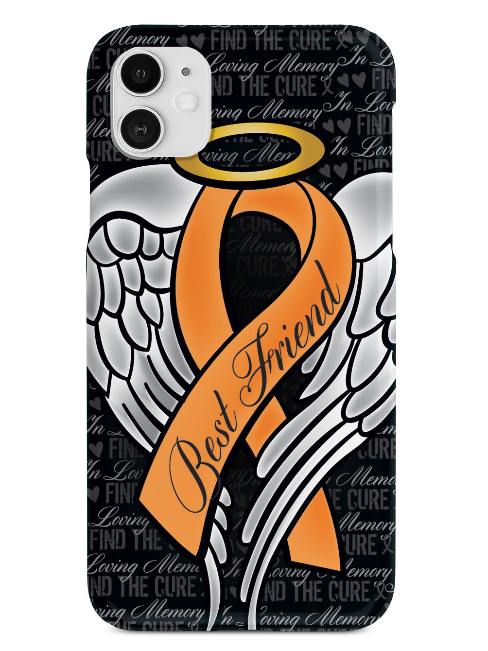 In Loving Memory of My Best Friend - Orange Ribbon Case