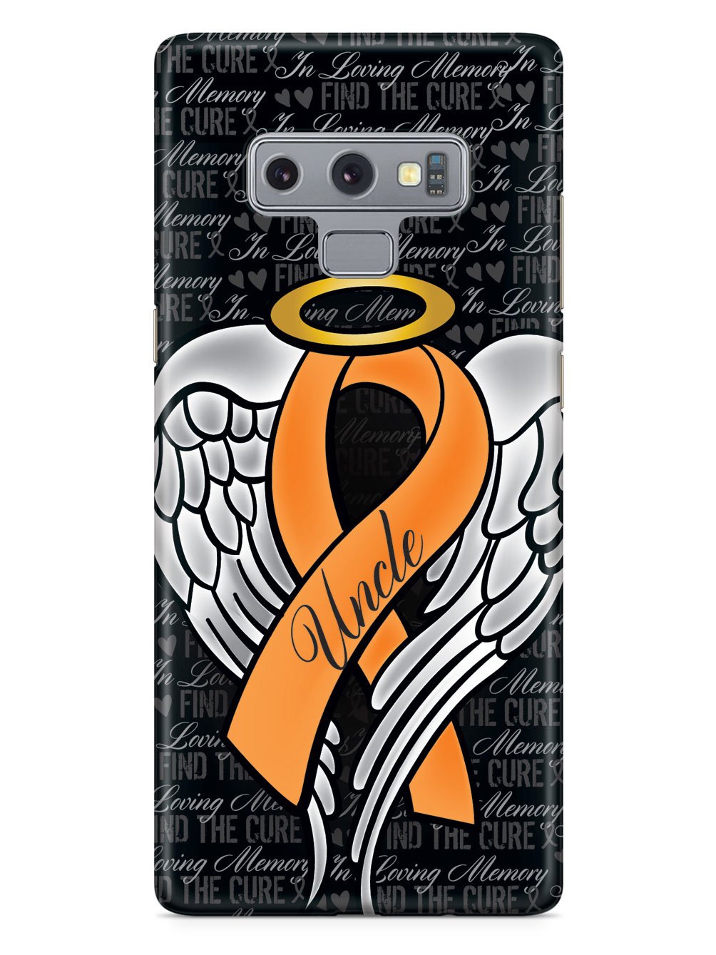 In Loving Memory of My Uncle - Orange Ribbon Case