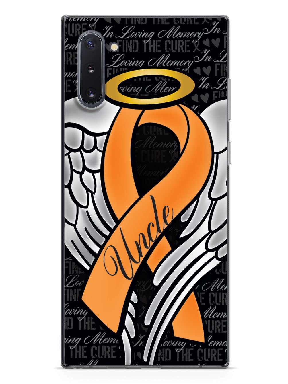In Loving Memory of My Uncle - Orange Ribbon Case