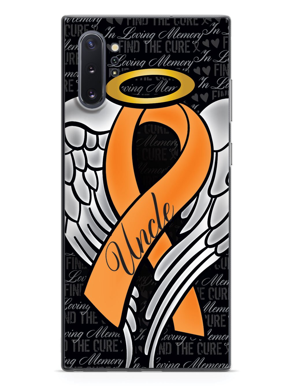 In Loving Memory of My Uncle - Orange Ribbon Case