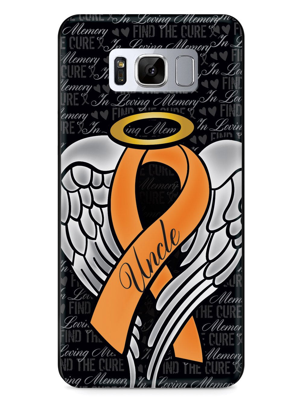 In Loving Memory of My Uncle - Orange Ribbon Case