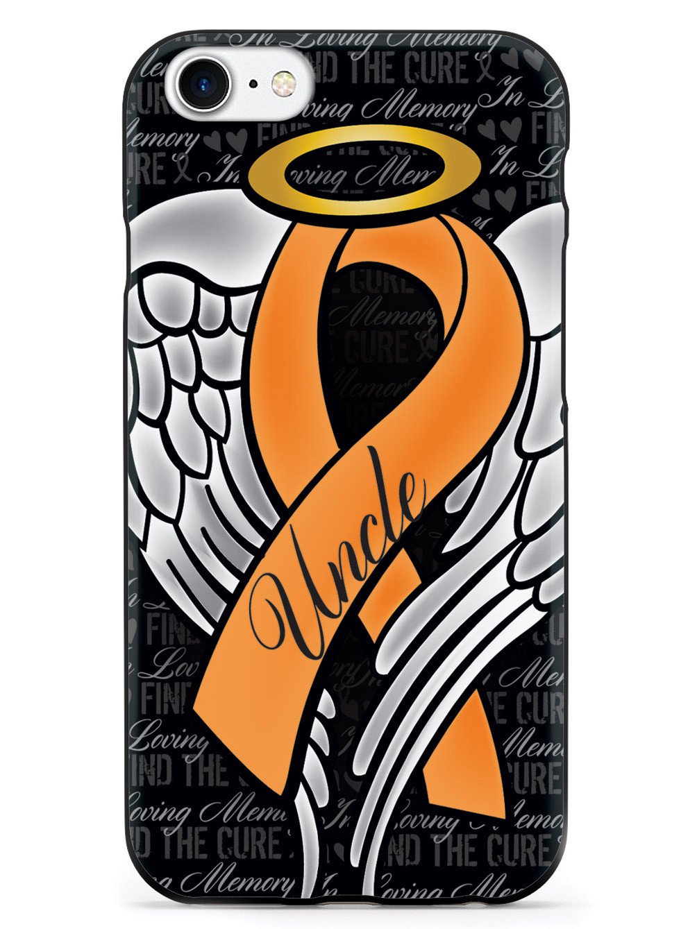 In Loving Memory of My Uncle - Orange Ribbon Case