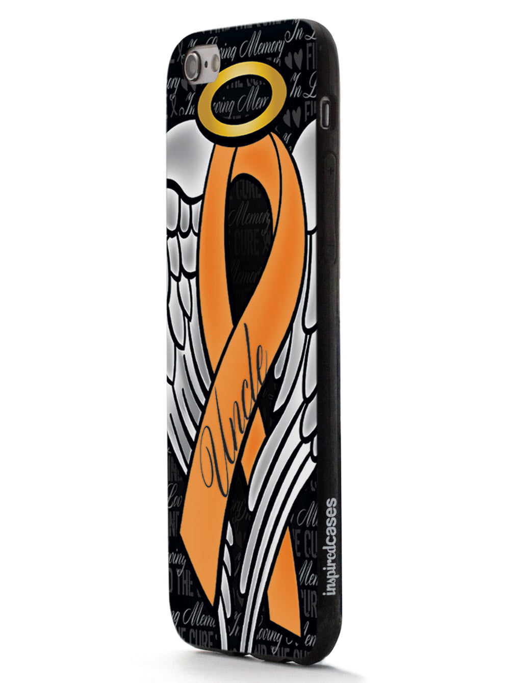 In Loving Memory of My Uncle - Orange Ribbon Case