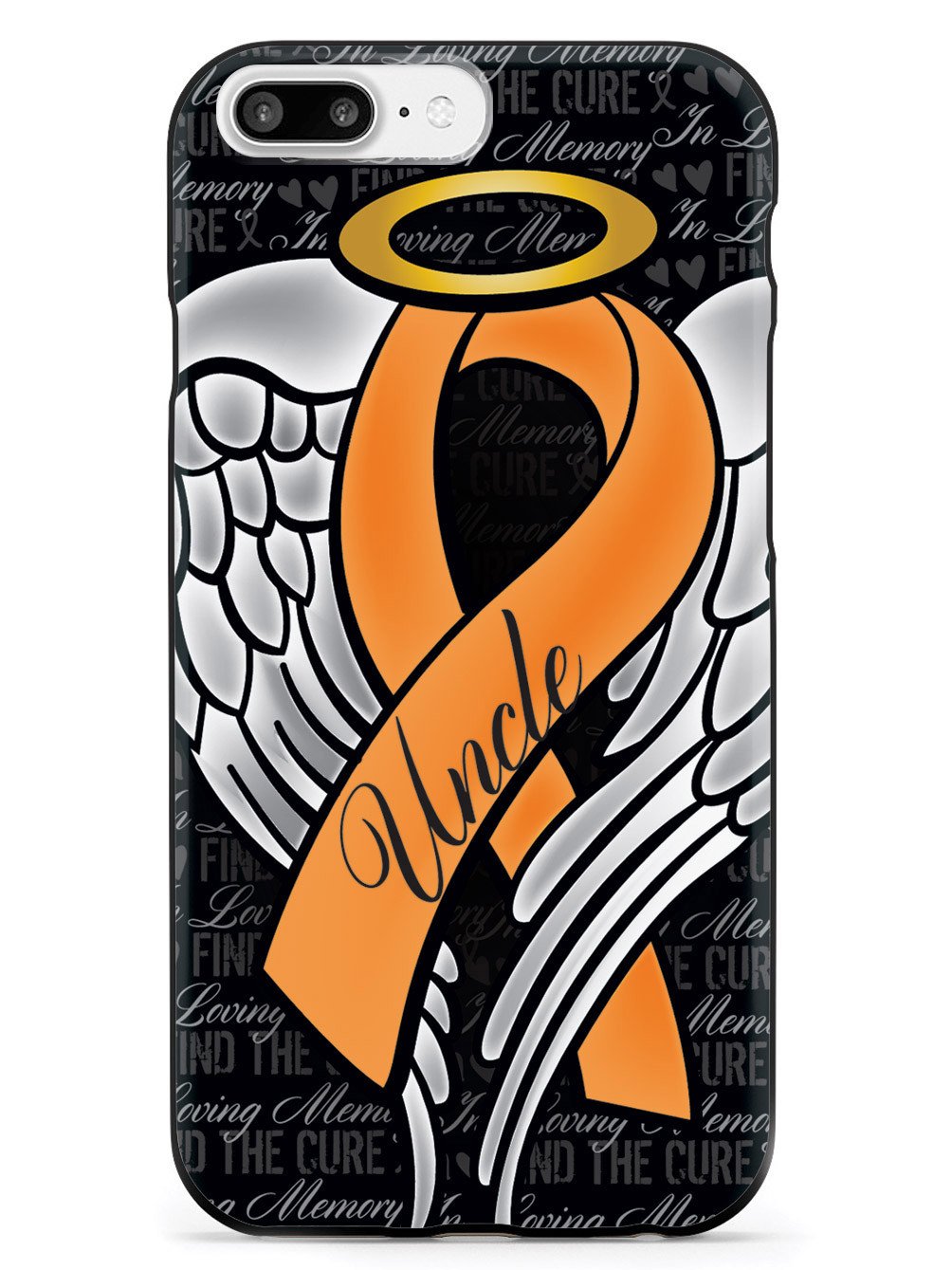 In Loving Memory of My Uncle - Orange Ribbon Case
