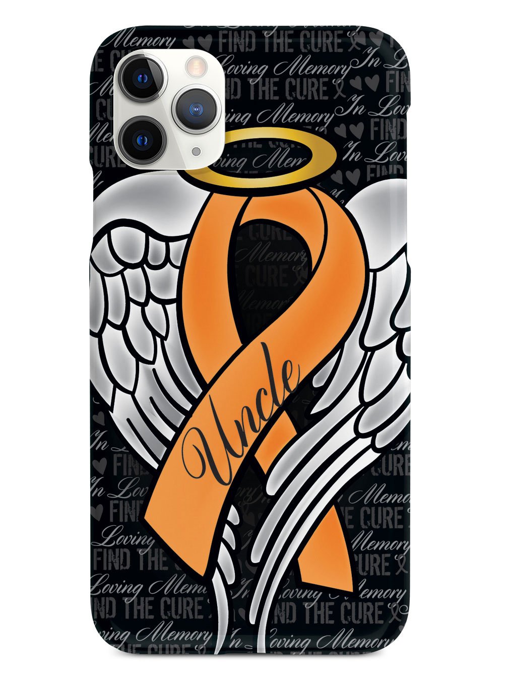 In Loving Memory of My Uncle - Orange Ribbon Case