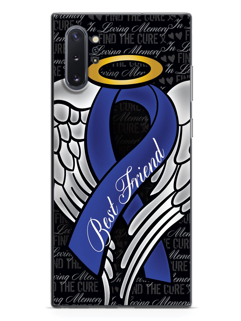 Blue Ribbon Memory In Loving Memory of My Best Friend - Blue Ribbon Case – Inspired Silver
