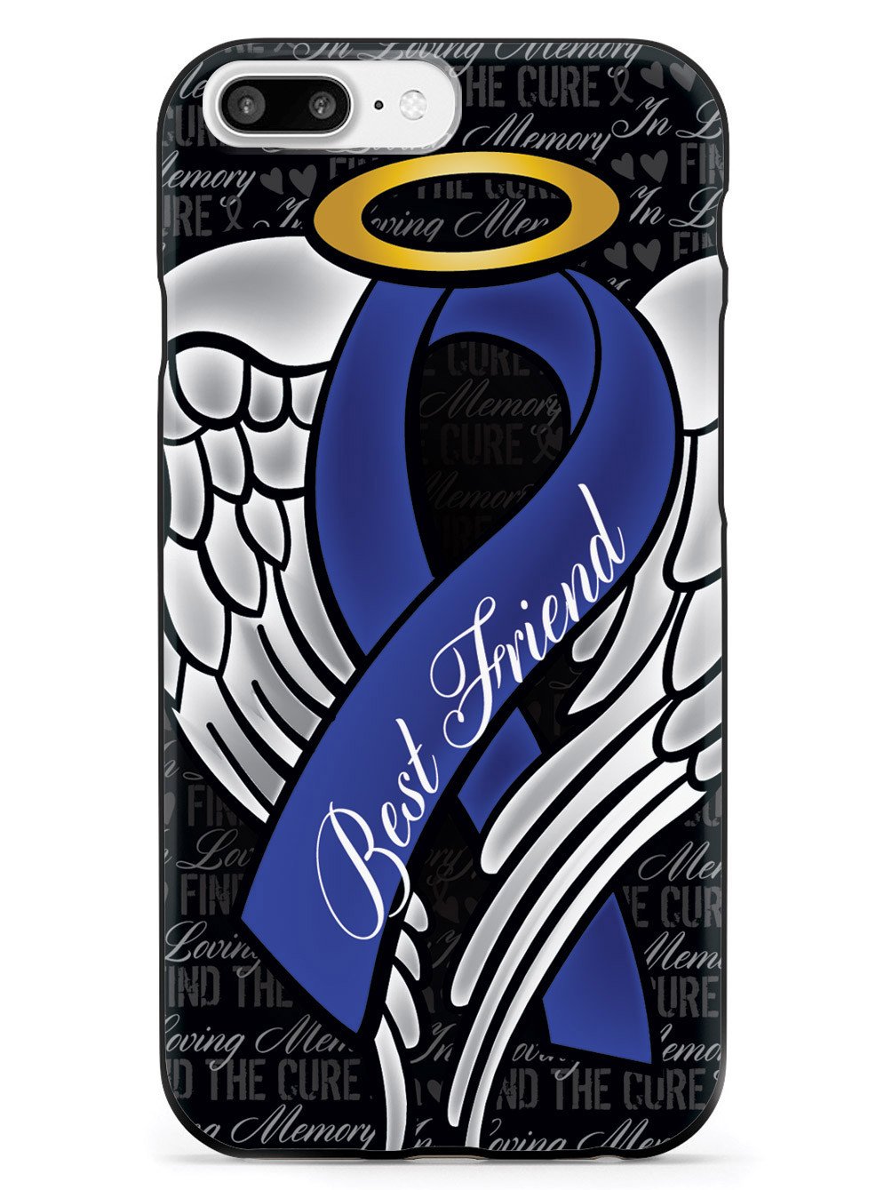 Blue Ribbon Memory In Loving Memory of My Best Friend - Blue Ribbon Case – Inspired Silver