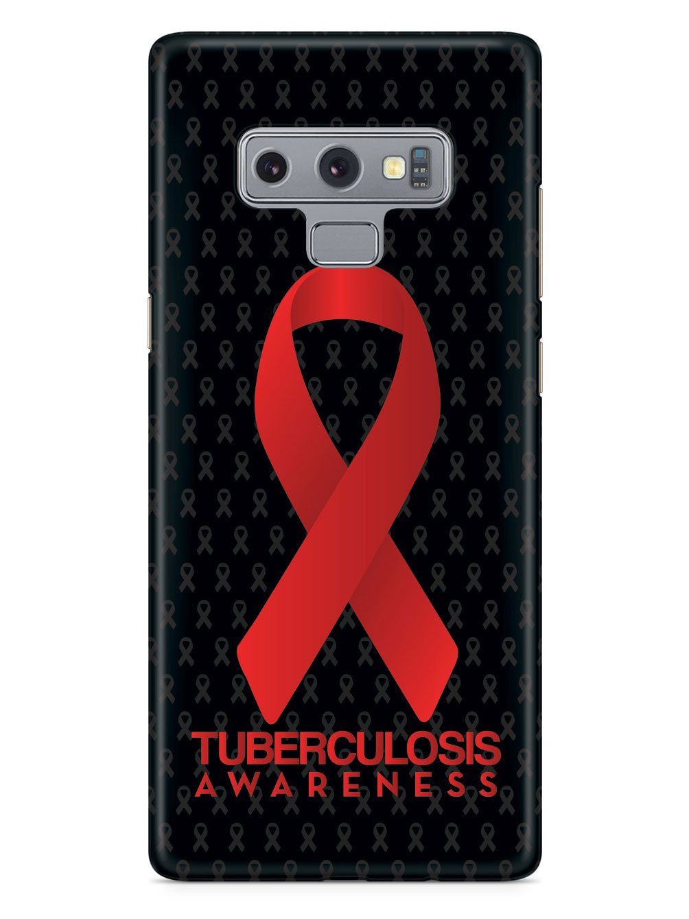 Tuberculosis - Awareness Ribbon - Black Case