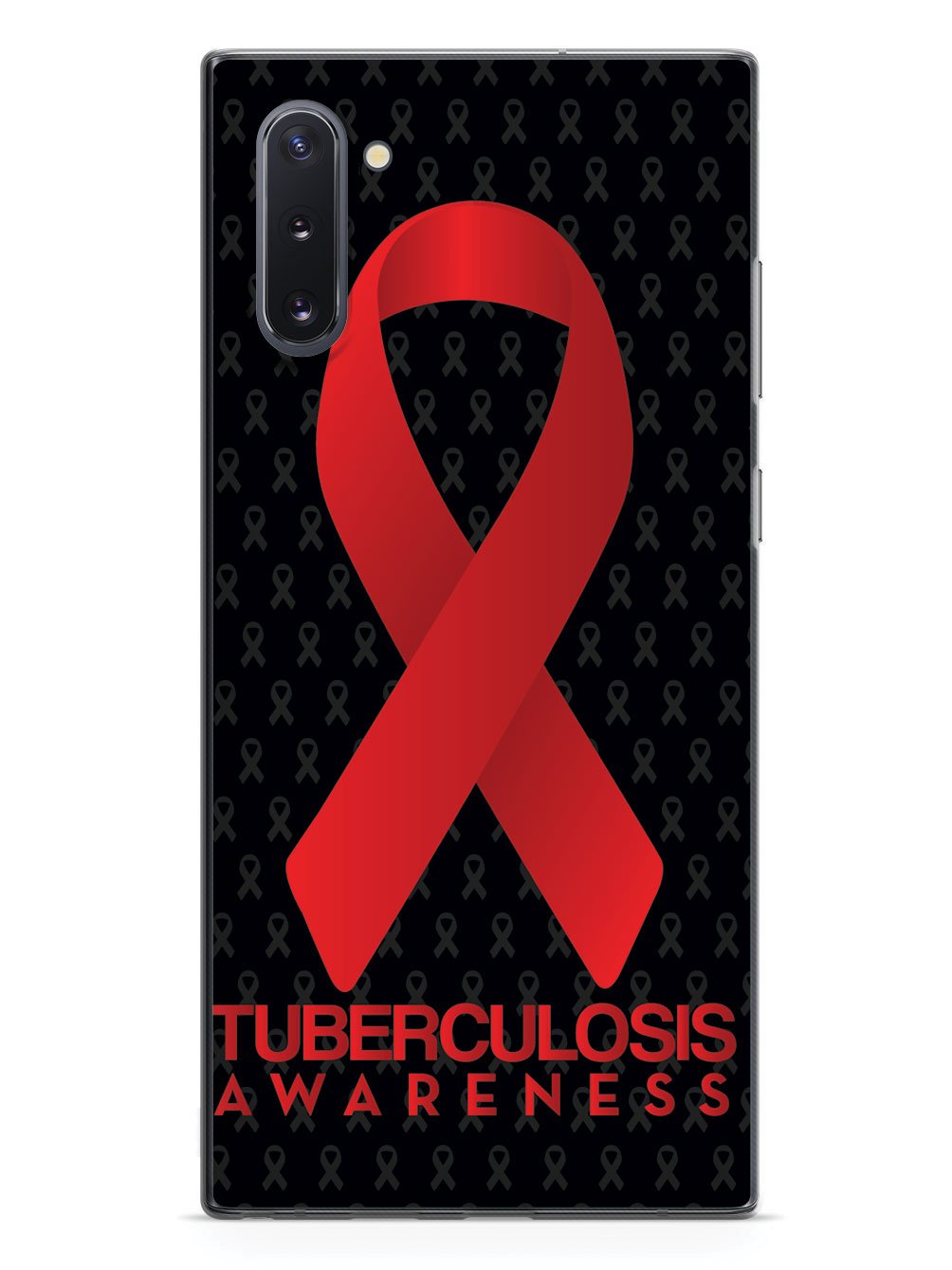 Tuberculosis - Awareness Ribbon - Black Case