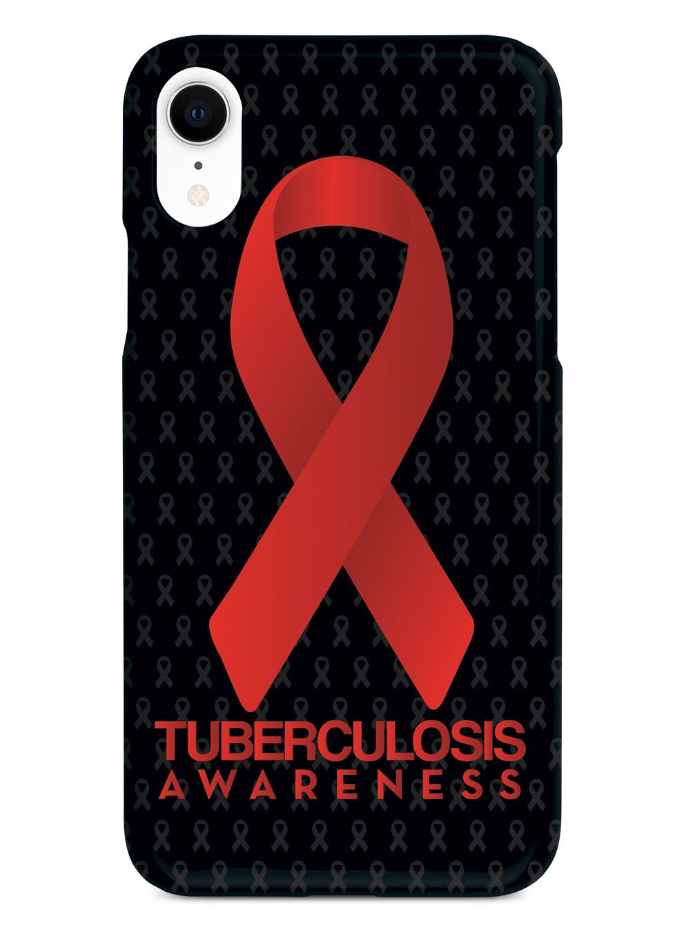 Tuberculosis - Awareness Ribbon - Black Case