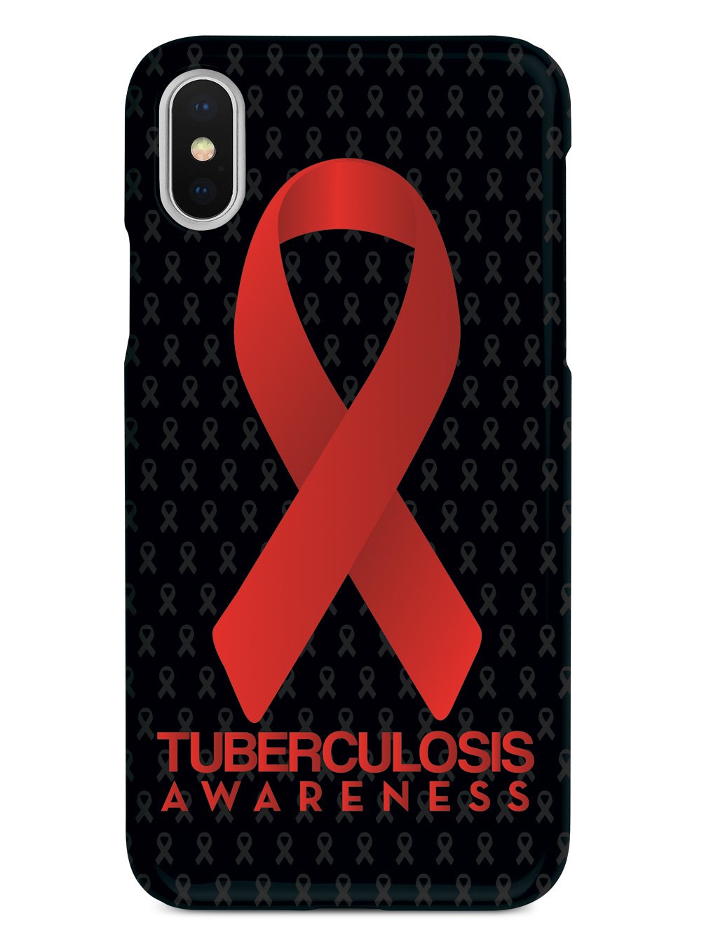 Tuberculosis - Awareness Ribbon - Black Case