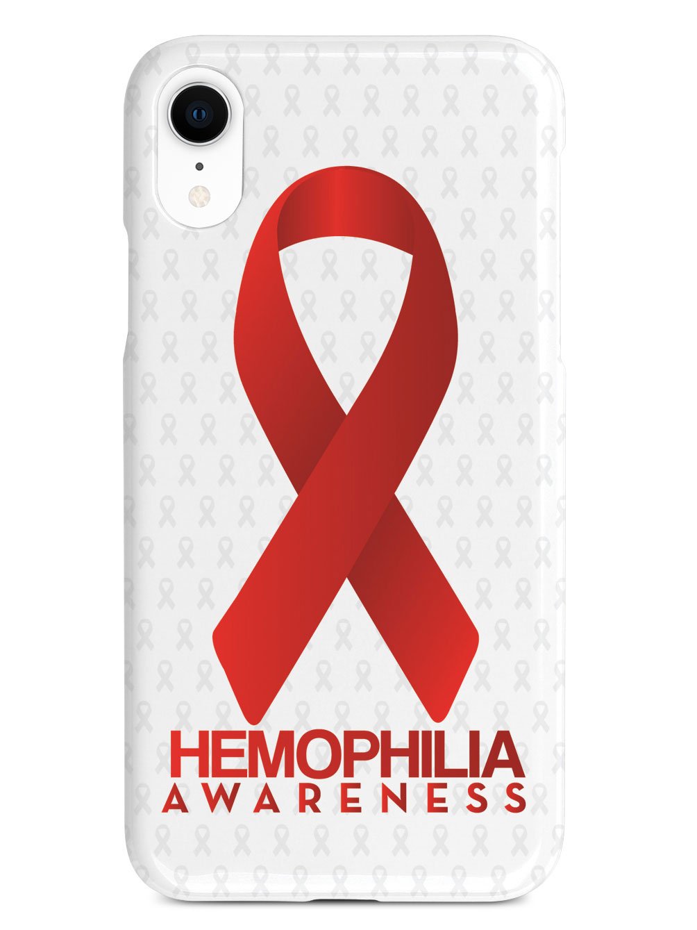 Hemophilia - Awareness Ribbon - White Case