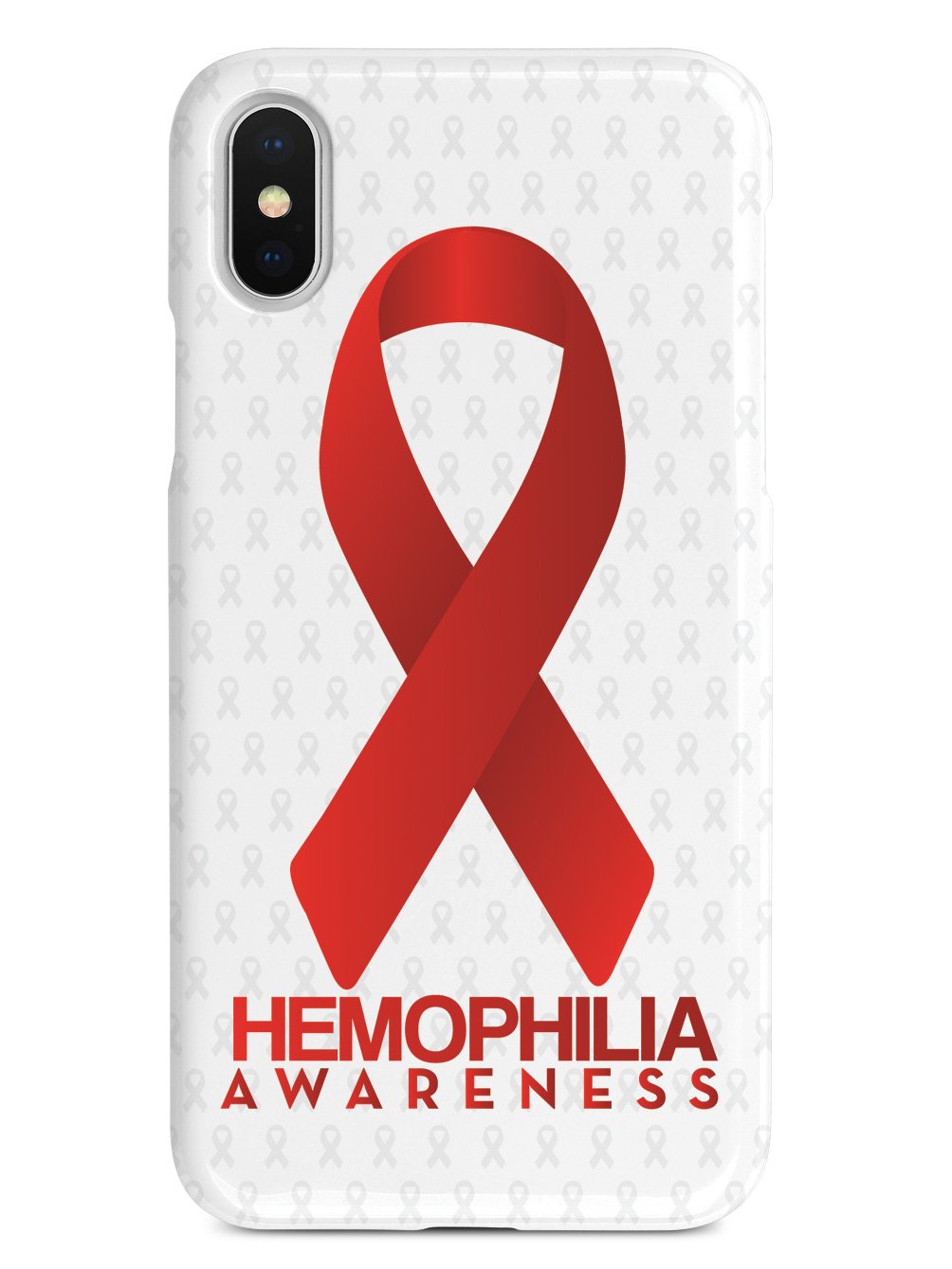 Hemophilia - Awareness Ribbon - White Case