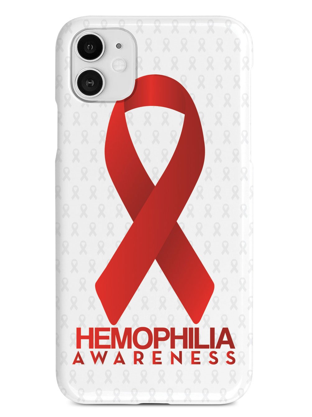 Hemophilia - Awareness Ribbon - White Case