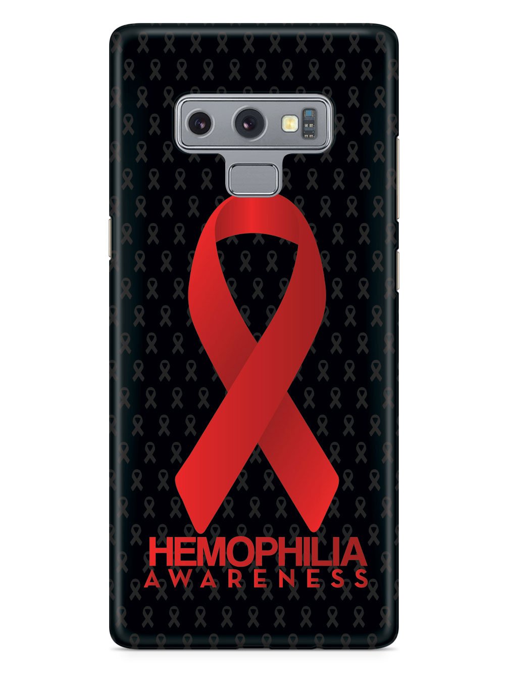 Hemophilia - Awareness Ribbon - Black Case