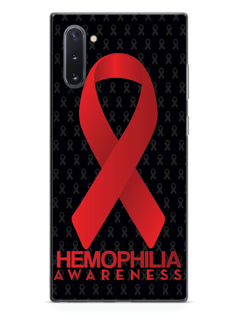 Hemophilia - Awareness Ribbon - Black Case