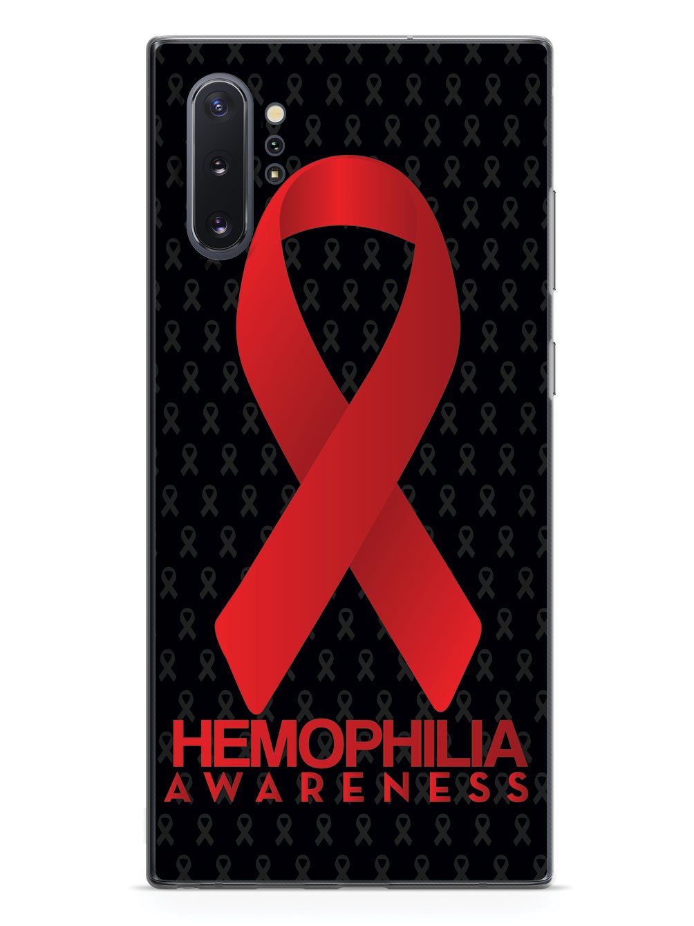 Hemophilia - Awareness Ribbon - Black Case