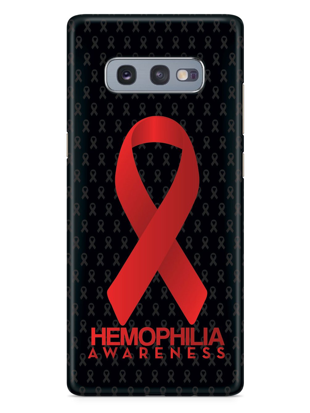 Hemophilia - Awareness Ribbon - Black Case