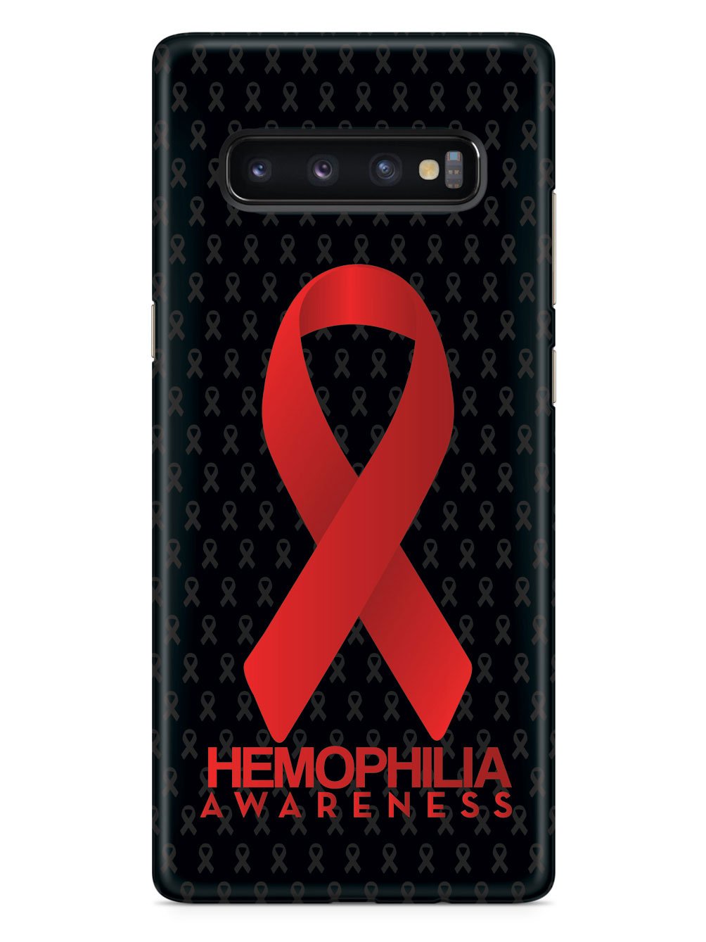 Hemophilia - Awareness Ribbon - Black Case