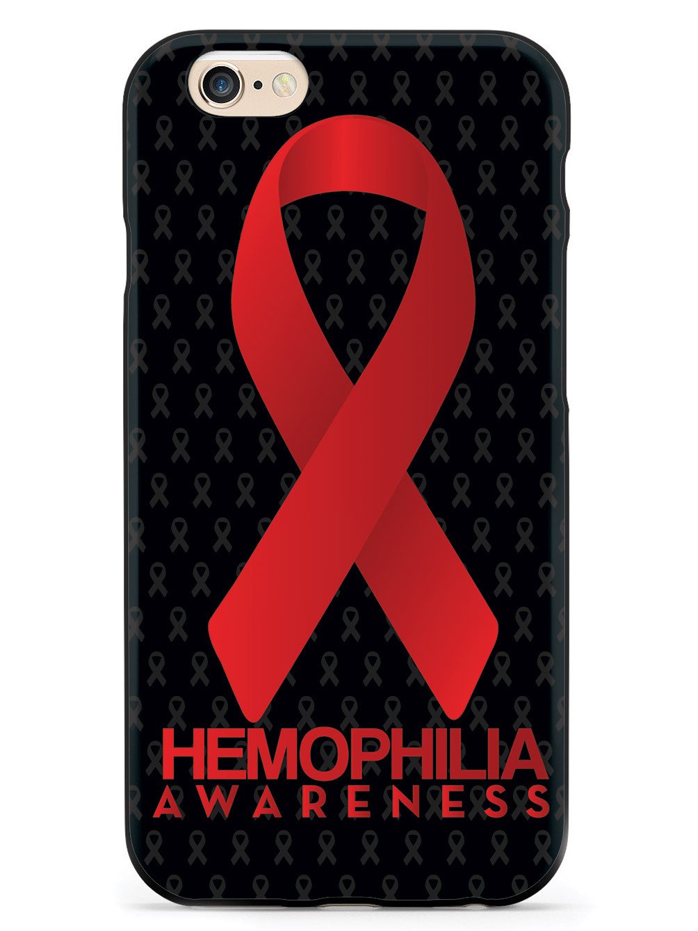 Hemophilia - Awareness Ribbon - Black Case