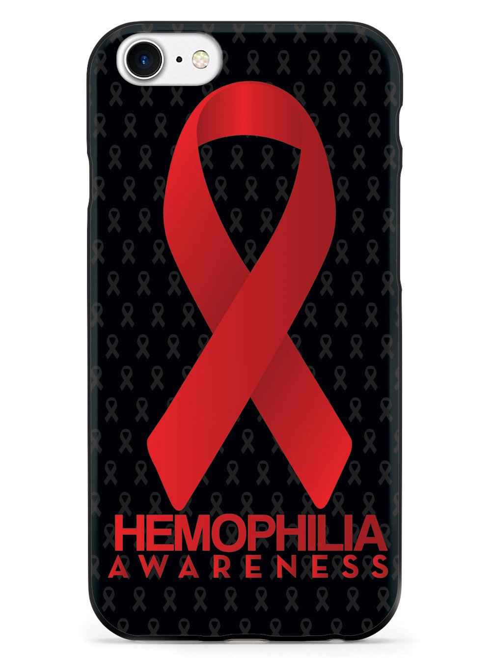 Hemophilia - Awareness Ribbon - Black Case